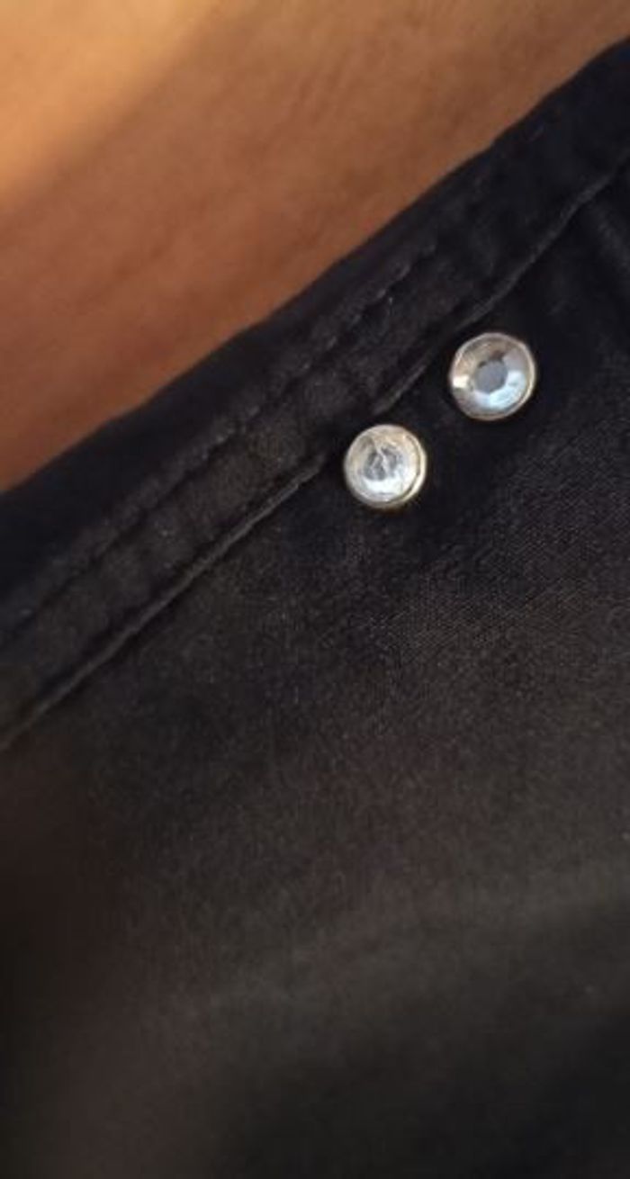 Pantalon noir à pattes d'éléphant - photo numéro 3