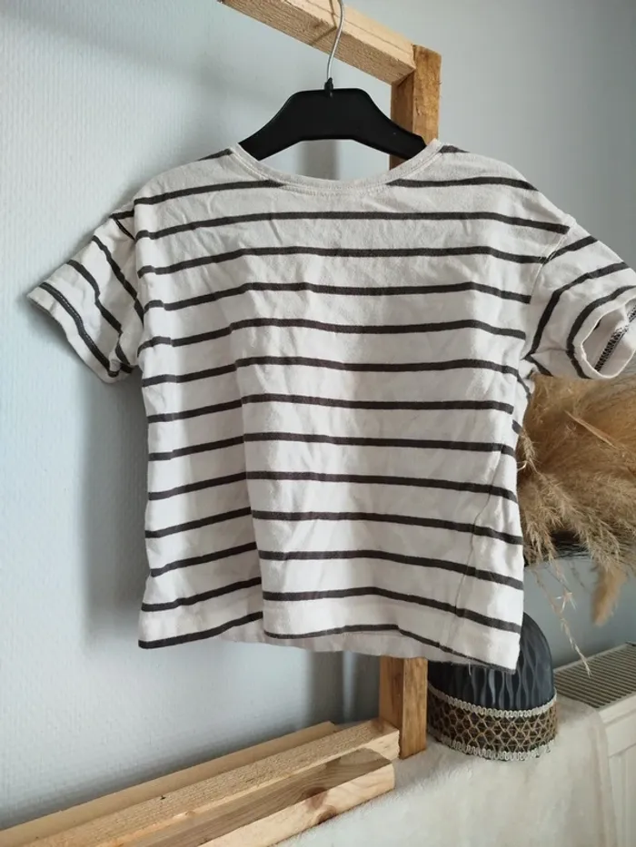 T-shirt marinière Zara 6 ans
