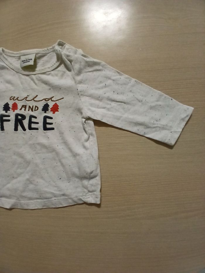 Pull fin bebe en coton taille 6 mois msrque tape a l oeil  couleur multicolore - photo numéro 8