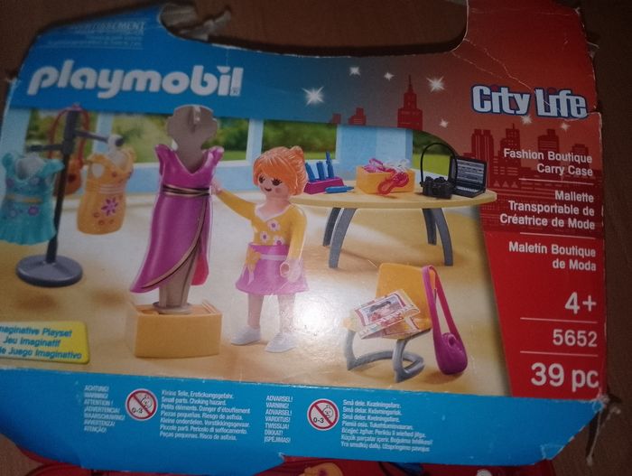 Valisette malette transportable créatrice de mode Playmobil 5652 complète