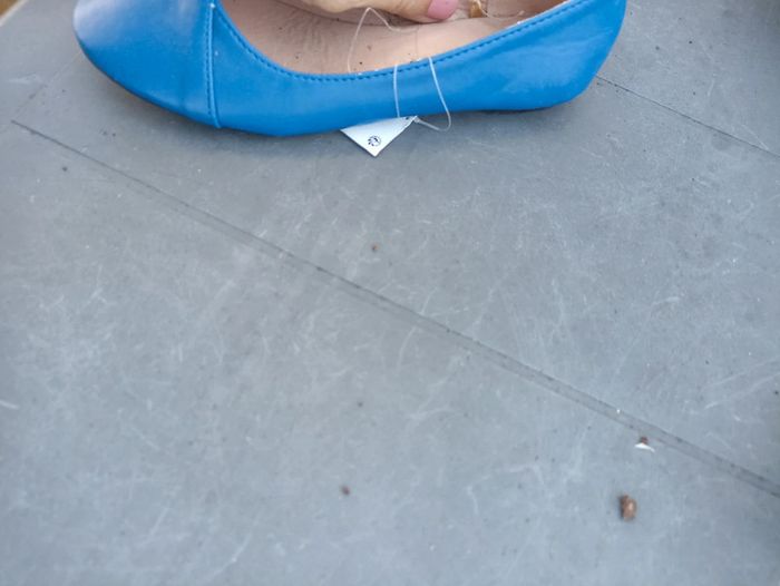 Ballerine bleu taille 32 - photo numéro 2