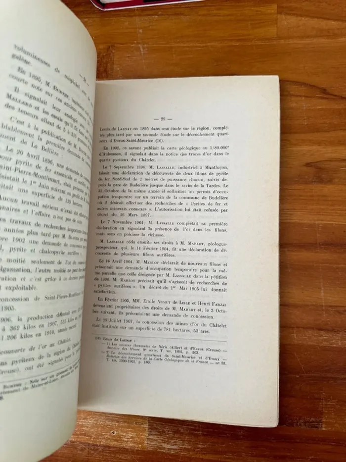 Livre mémoire de la société des Sciences naturelles et archéologique de la Creuse - photo numéro 5