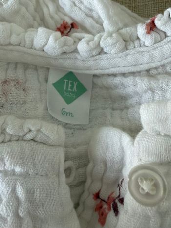 Blouse fleurie - Tex - 6 mois