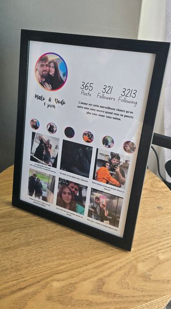 Affiche saint valentin a personnalisé 