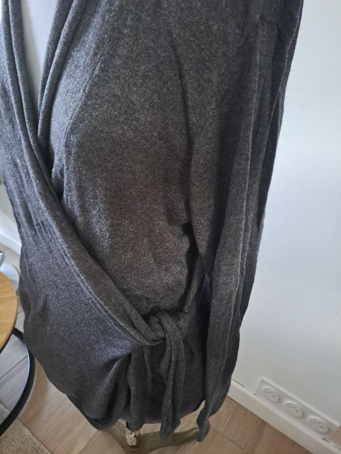 Gilet cache cœur gris Damart L - photo numéro 2