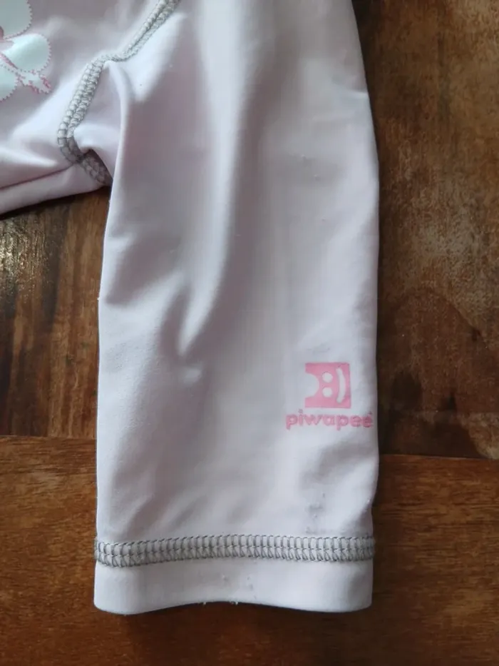 Haut de maillot de bain anti UV fille 12/18 mois - photo numéro 2