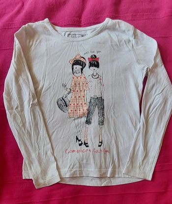 Tee-shirt blanc 8 ans