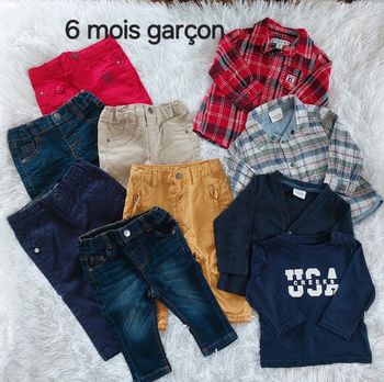 Lot garçon 6 mois