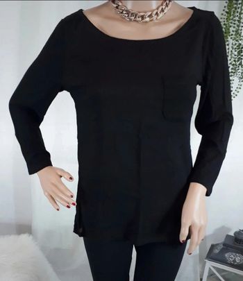 Haut/blouse Noir Camaïeu Taille M🌿💝