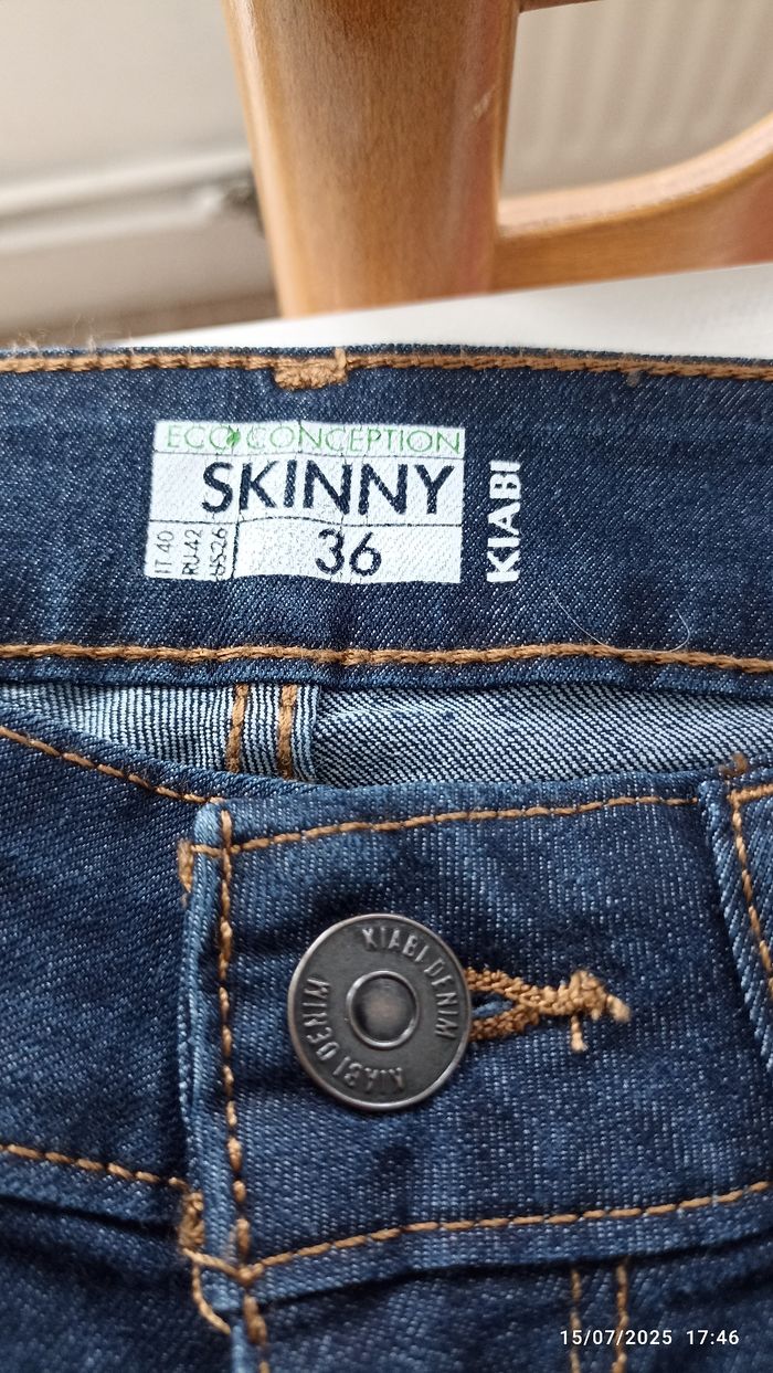 Jean skinny 36 Kiabi neuf - photo numéro 2