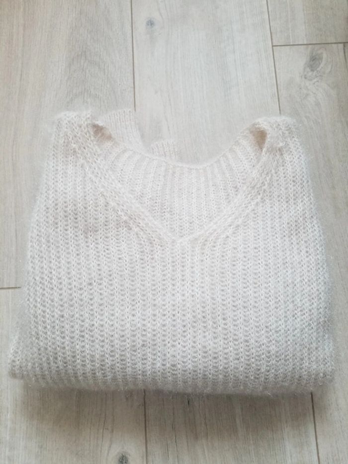Pull beige taille unique