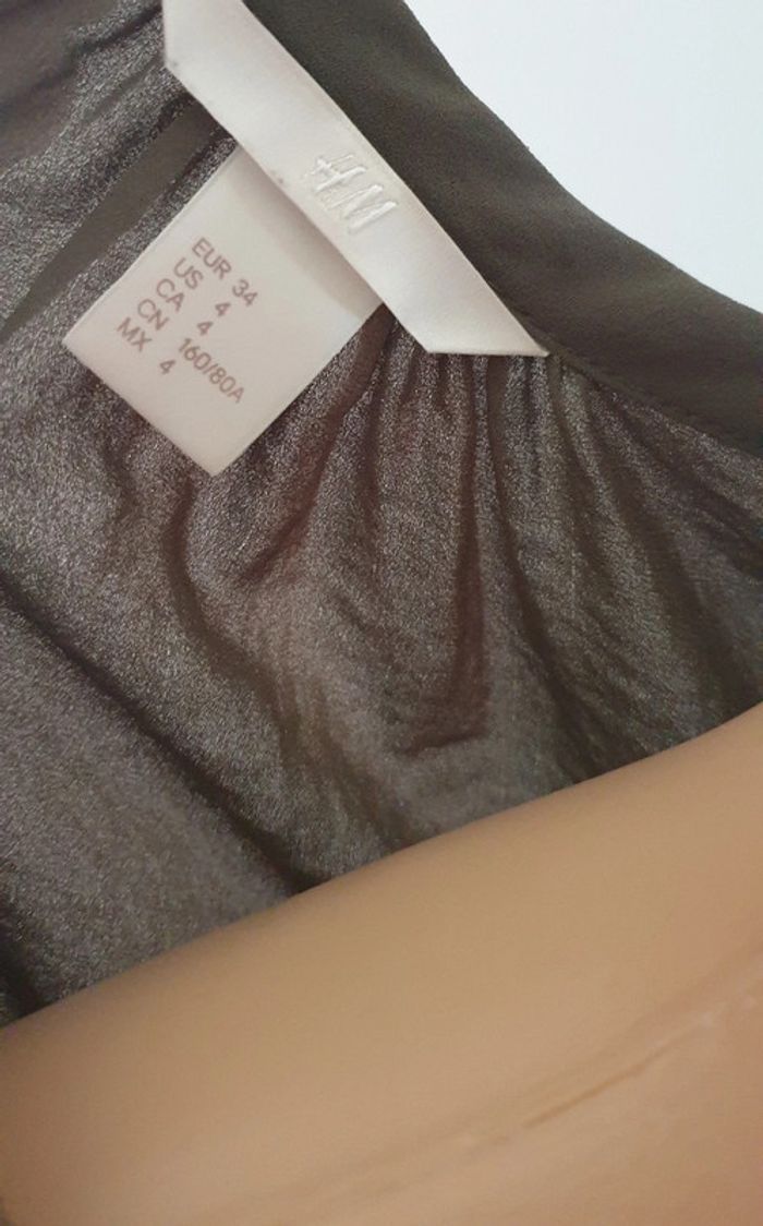 💜 Chemisier taille XS 34 H&M #emyfleury_34emme - photo numéro 3