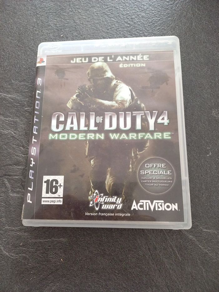 Jeu video call of duty 4