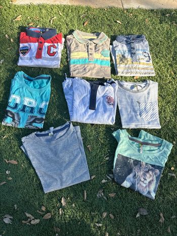 Lot de 9 tee shirts/polos Orchestra en 8 ans