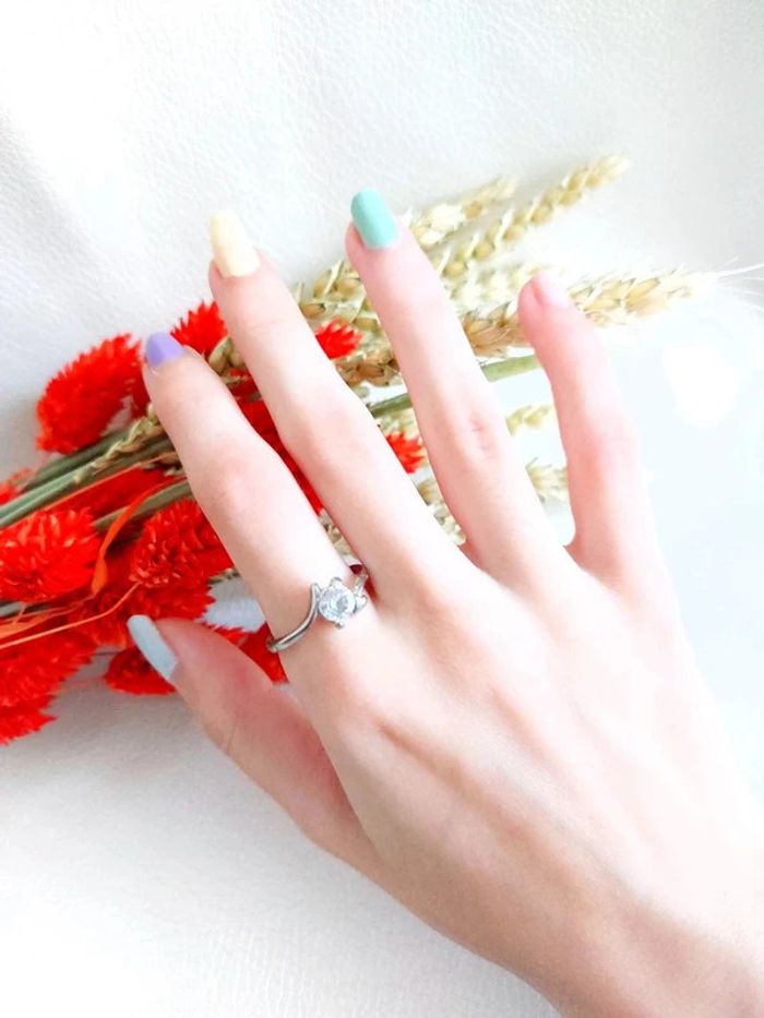 Bague ancienne vintage acier inoxydable