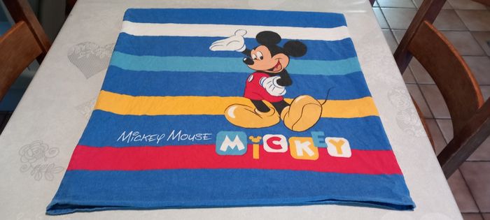 Housse de couette mickey 1 pers taie d'oreiller 60x60 - photo numéro 2