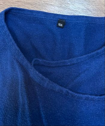 🌸 Gilet bleu – 10 ans 🌸