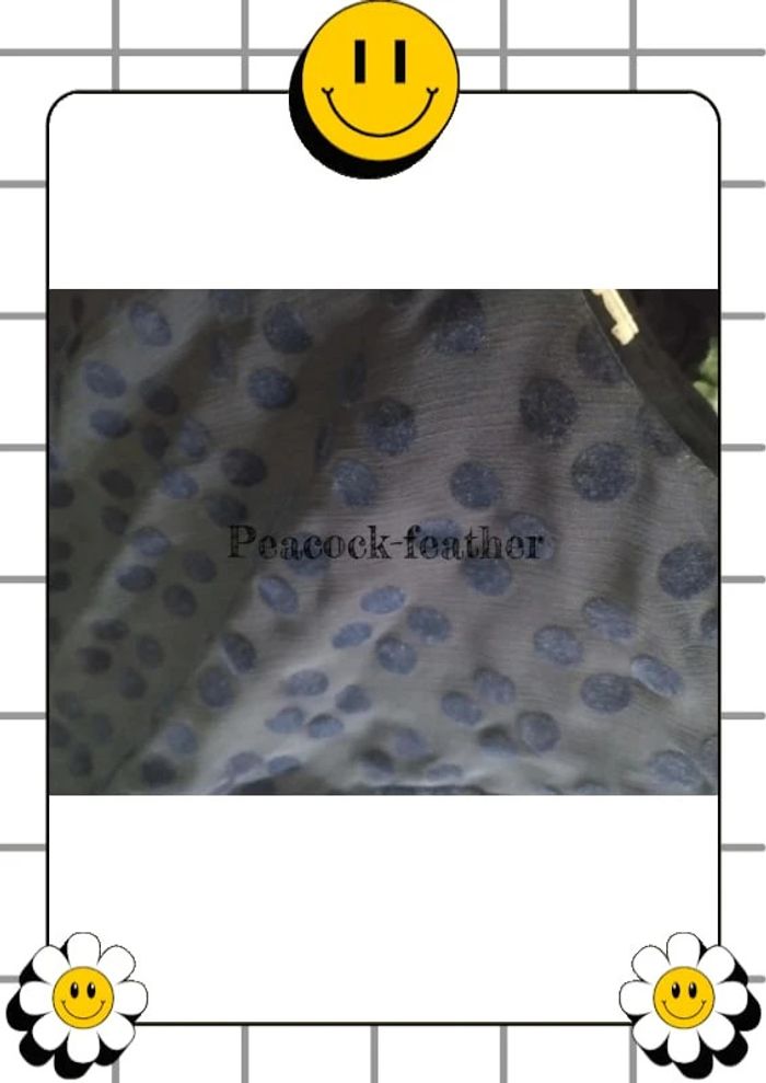 Haut bleu 42/44 pois effet 2en1 - photo numéro 10