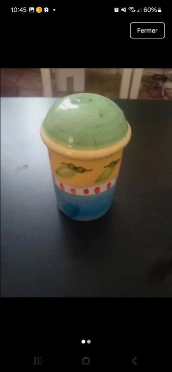 Salière ou poivriere 