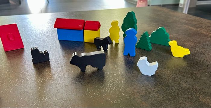 Lot jeux en bois