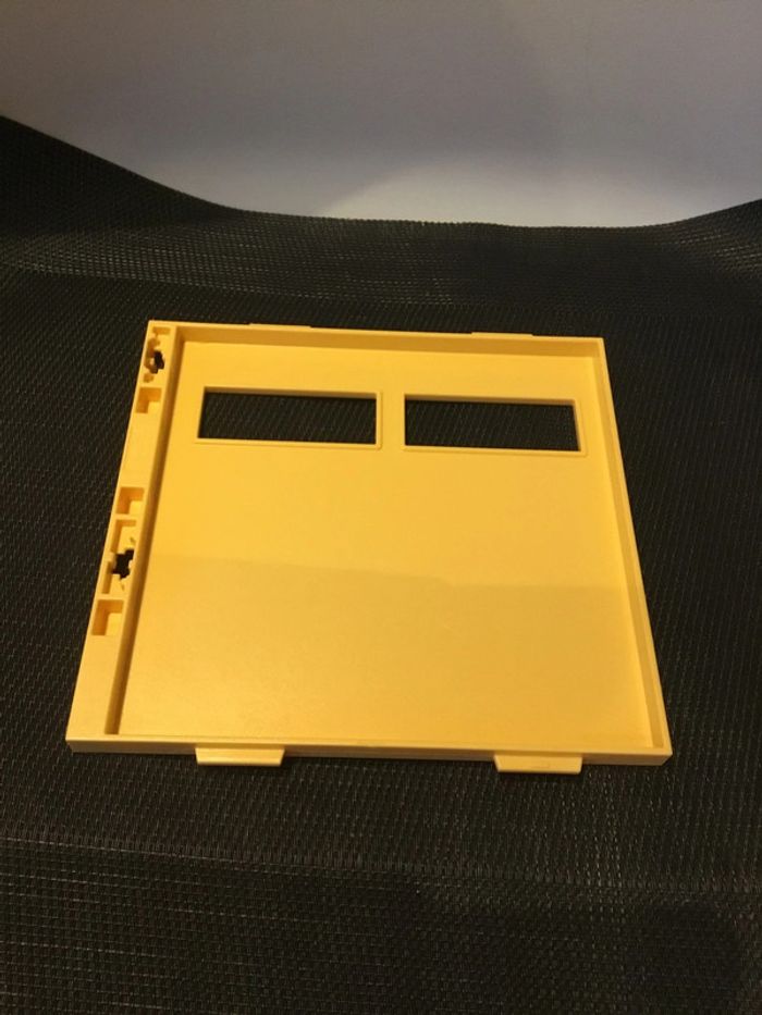 Playmobil mur parois jaune avec double ouvertures 16x15cm pièces détachées maison moderne 9266 - photo numéro 4