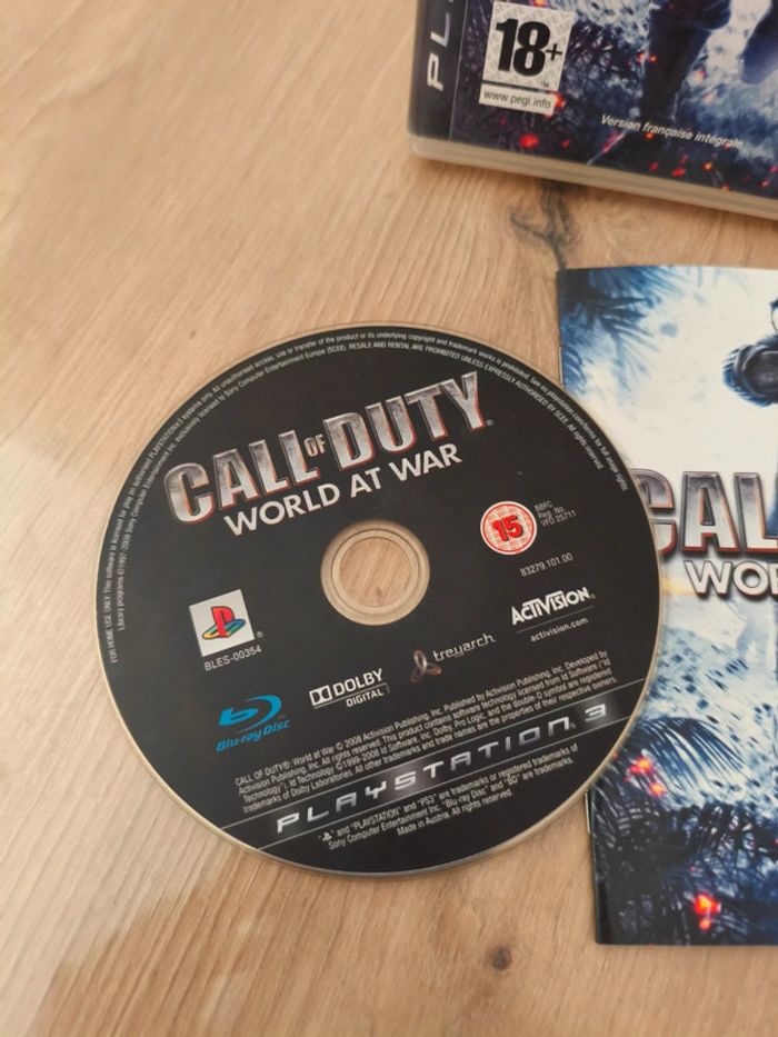 Jeu PS3 call of duty world at War - photo numéro 3