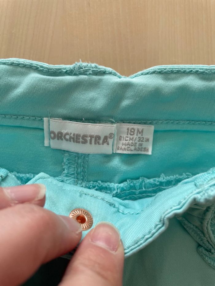 Lot de 2 pantacourts filles 18mois orchestra - photo numéro 3