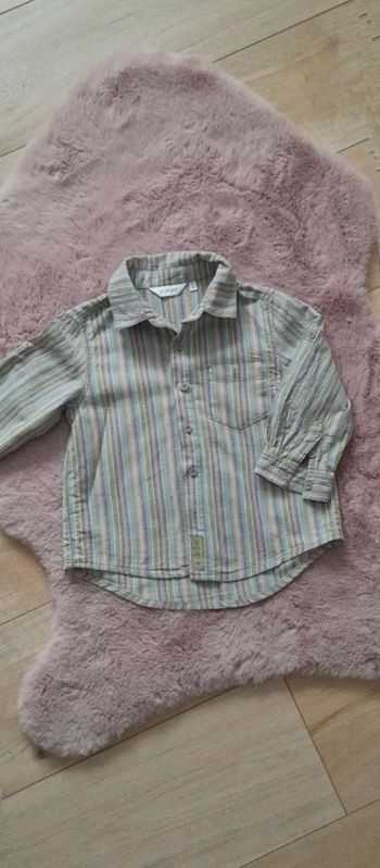 chemise manches longues retroussables 3 ans