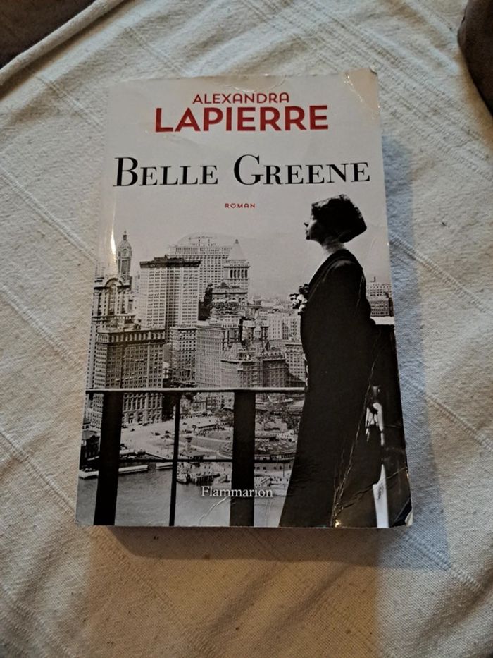 Livre Belle Greene de Alexandra Lapierre.