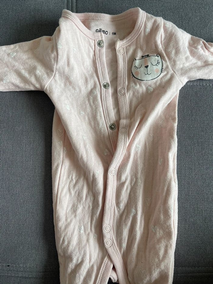 Lot de 6 pijamas taille 1 mois - photo numéro 6
