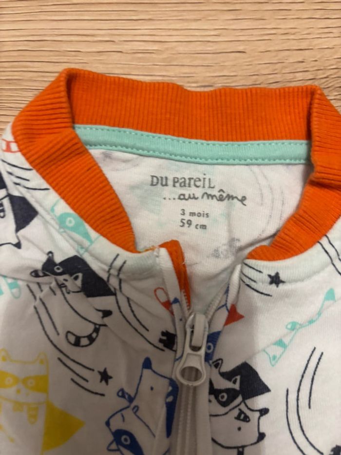 Lot 4 pyjamas 1 pièce 3 mois - photo numéro 13