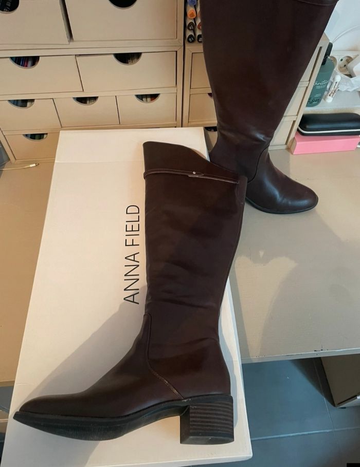Bottes cuissardes marron neuve - photo numéro 2