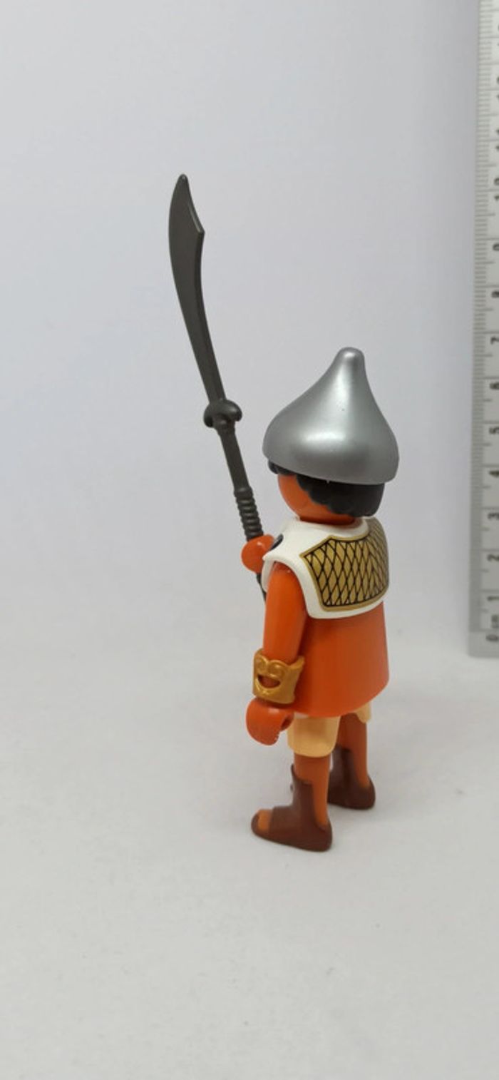 Homme garde soldat égyptien avec casque gris playmobil - photo numéro 4