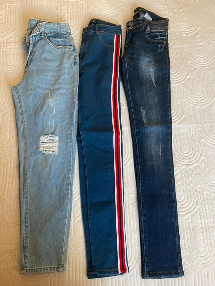 Lot 3x jeans Femme/Fille