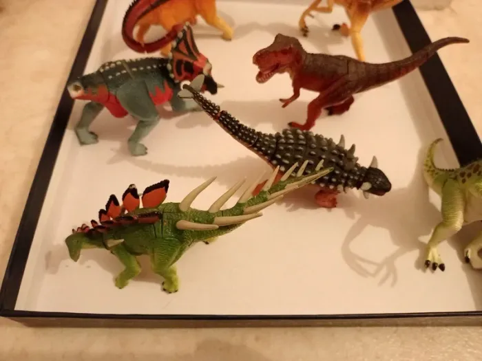 Lot de 7 dinosaures puzzles à monter en 3 D - photo numéro 2