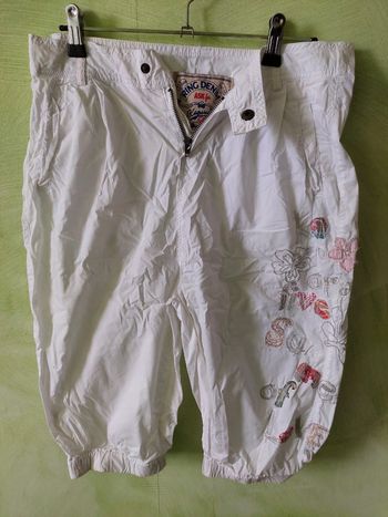 Pantacourt blanc kaporal taille S