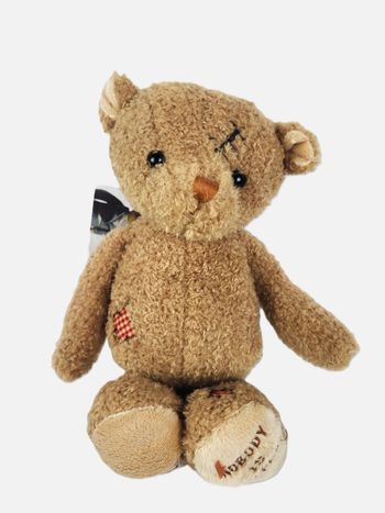 Peluche Ourson Bukowski - "Nobody is Perfect" - 25 cm Neuf