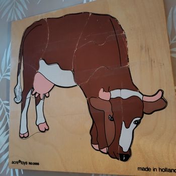 Puzzle Bois Vache 