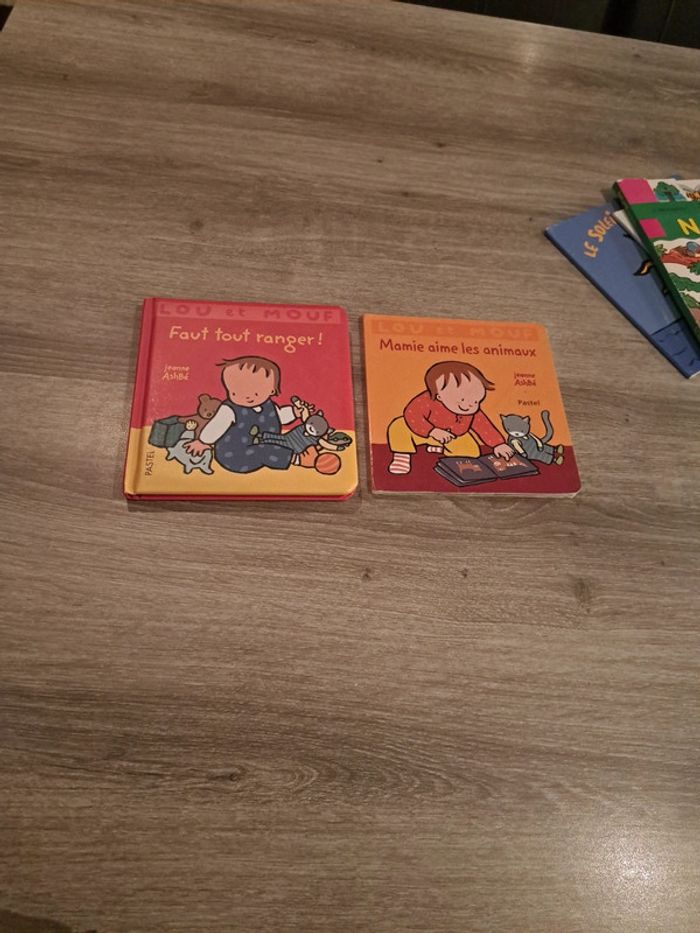 2 Livres lou et mouf de Jeanne ashbe