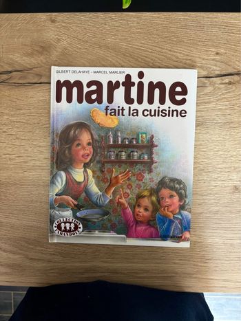 Livre Vintage Martine fait la cuisine pour Enfants