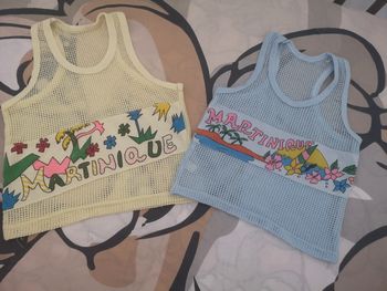 Lot Débardeurs bébé Martinique