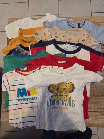 Lot de 10 tee-shirt 