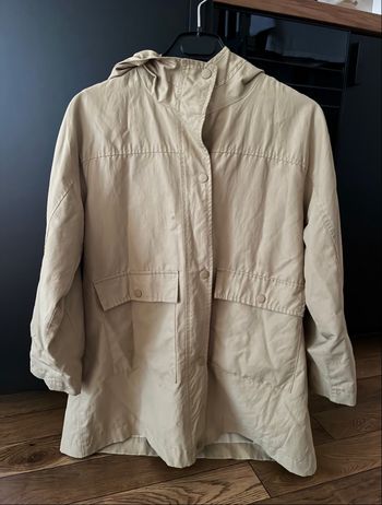 Veste coupe-vent beige ZARA avec capuche - 9/10 ans (140 cm)