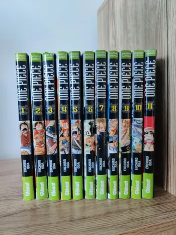 Mangas One Piece - tomes 1 à 11