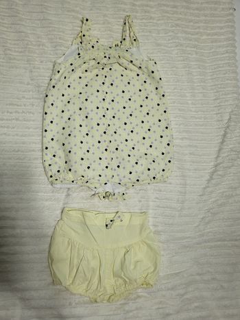 Robe bébé jaune