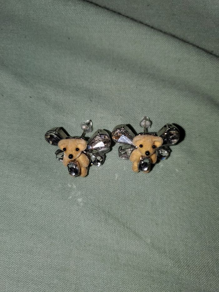 Boucles d'oreilles ours