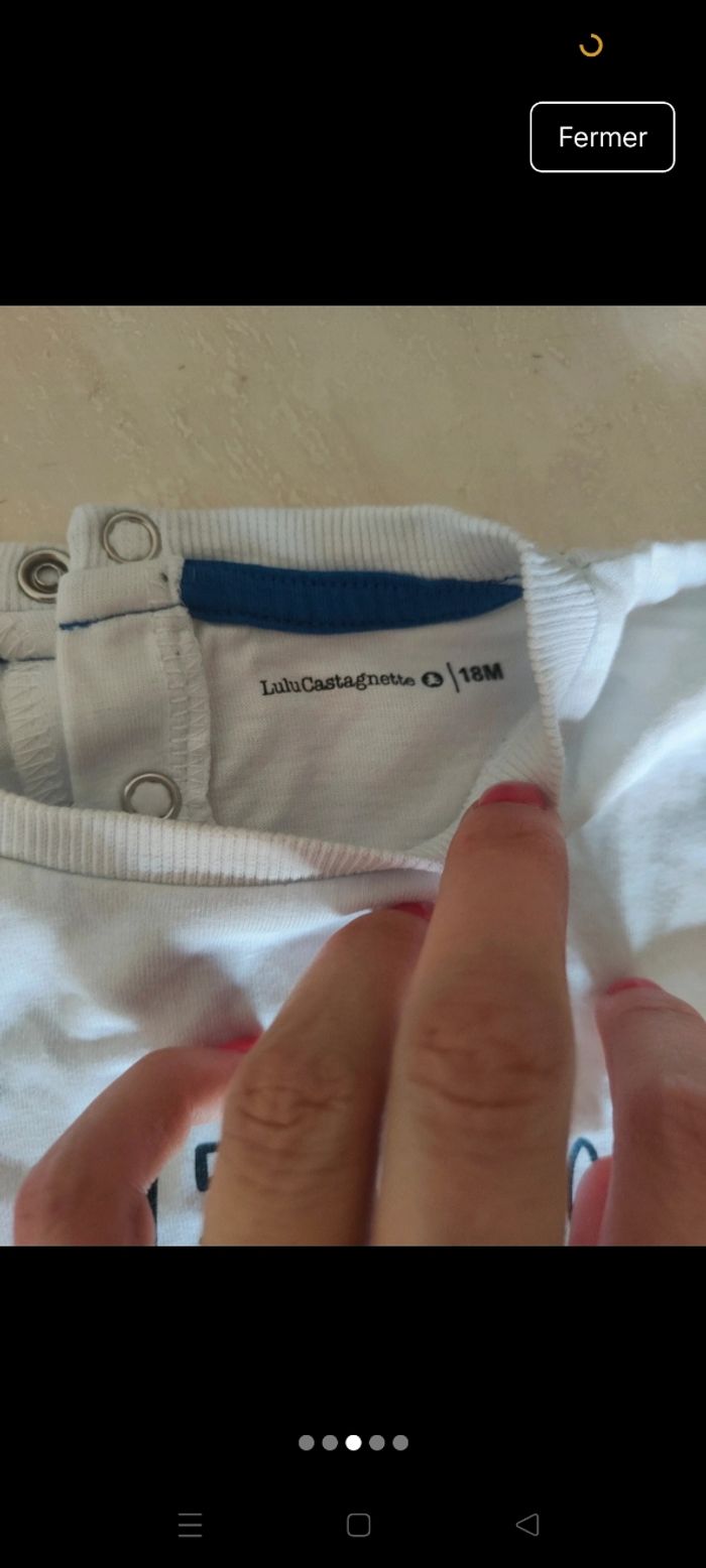 Lot de vêtements garçon 18 mois mi saison et short - photo numéro 9