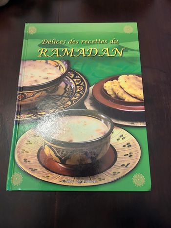 Livre délices des recettes du ramadan