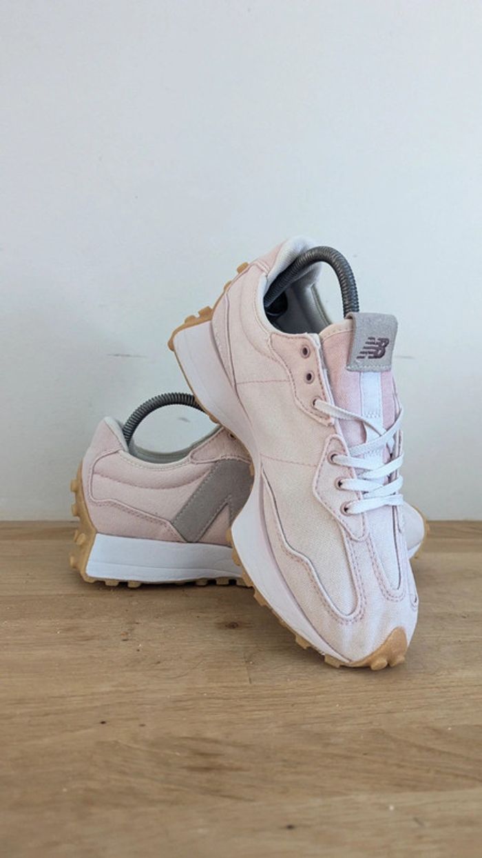 New balance 327 style denim rose - photo numéro 4