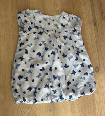 robe légère imprimé papillons taille 3 mois